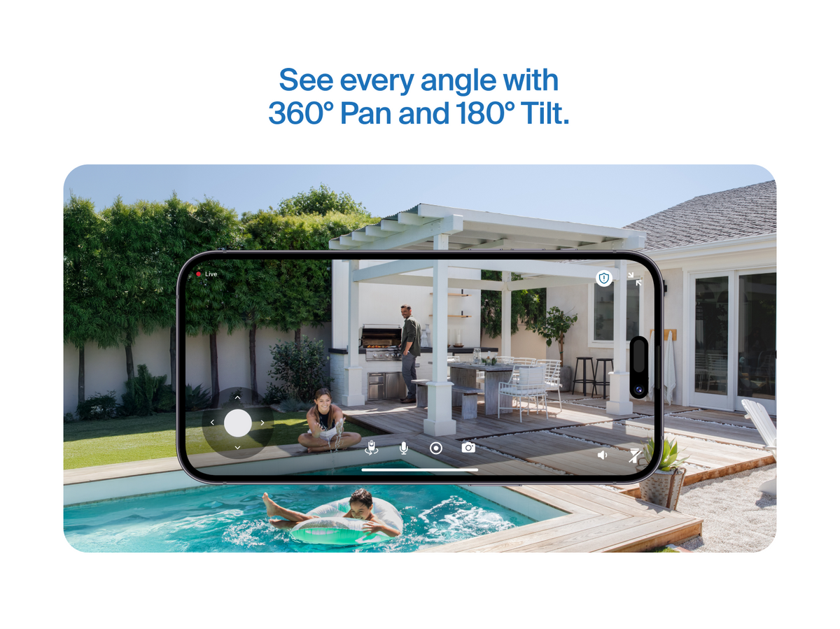 360 degree Pan and 180 degree Tilt benefits