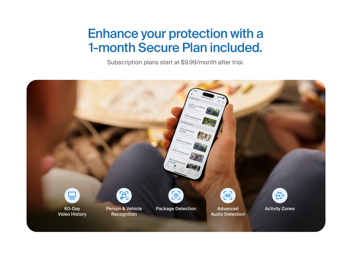 Arlo Secure app benefits