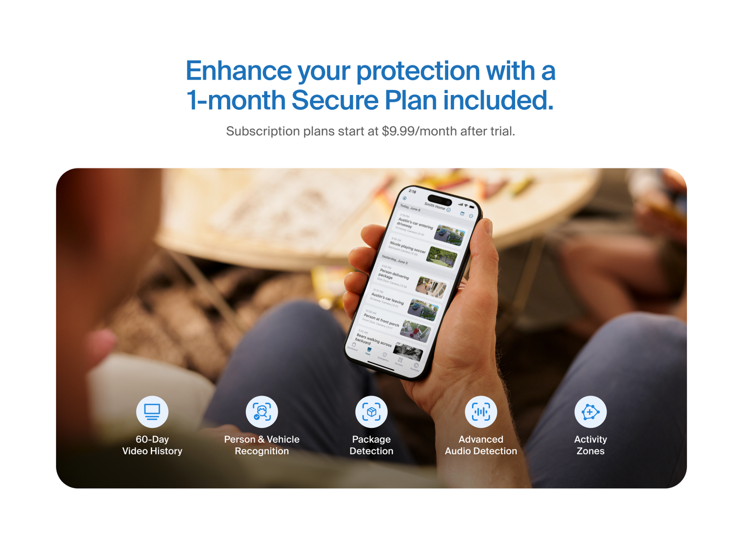 Arlo Secure app benefits