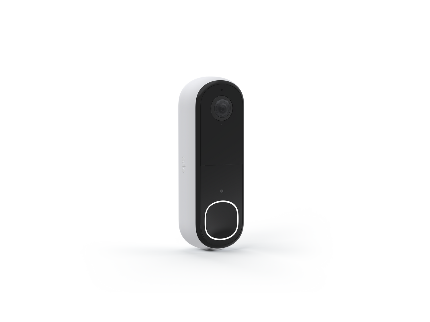Arlo Video Doorbell in white facing right
