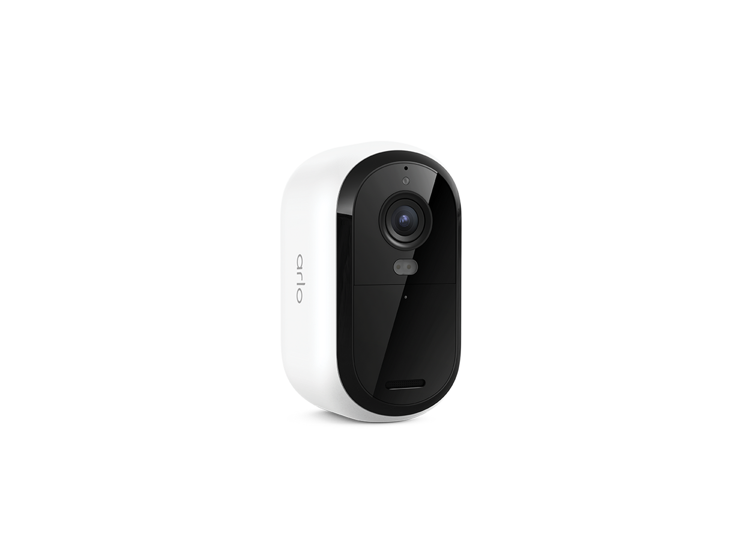 Arlo Essential 3rd Gen camera in white facing right