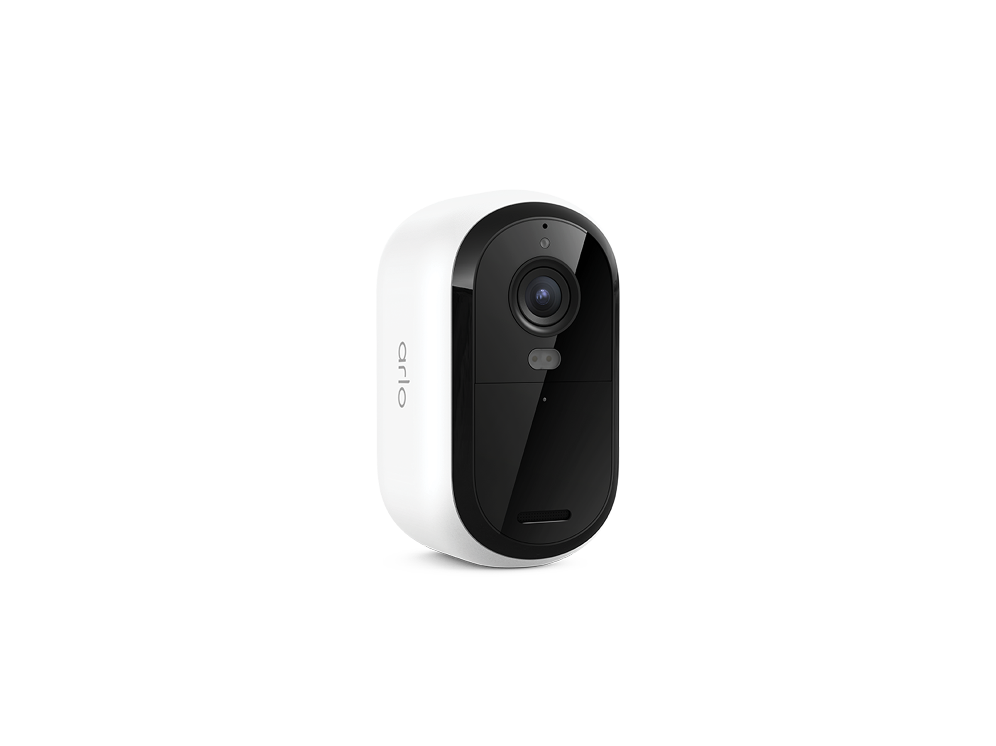 Arlo Essential 3rd Gen camera in white facing right