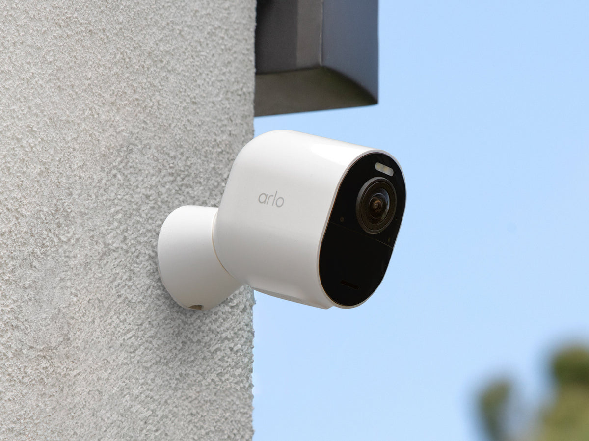 Arlo Ultra 3rd Gen camera mounted on wall