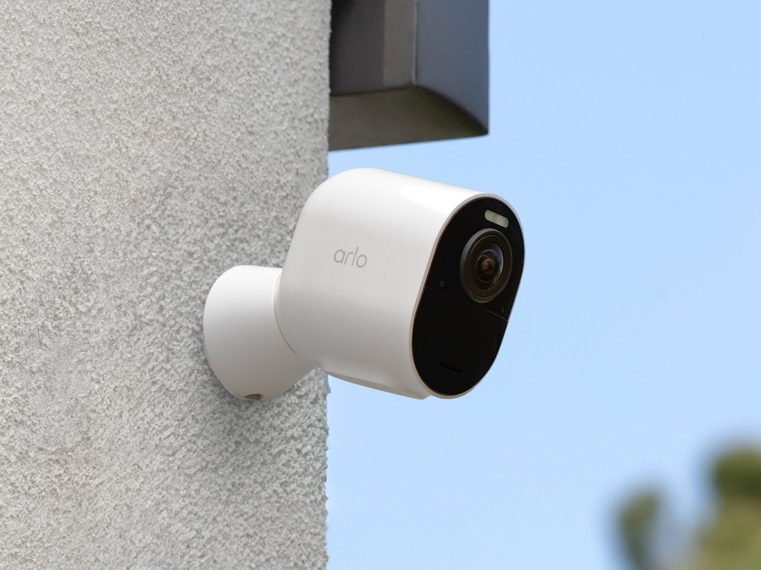 Arlo Ultra 3rd Gen camera mounted on wall