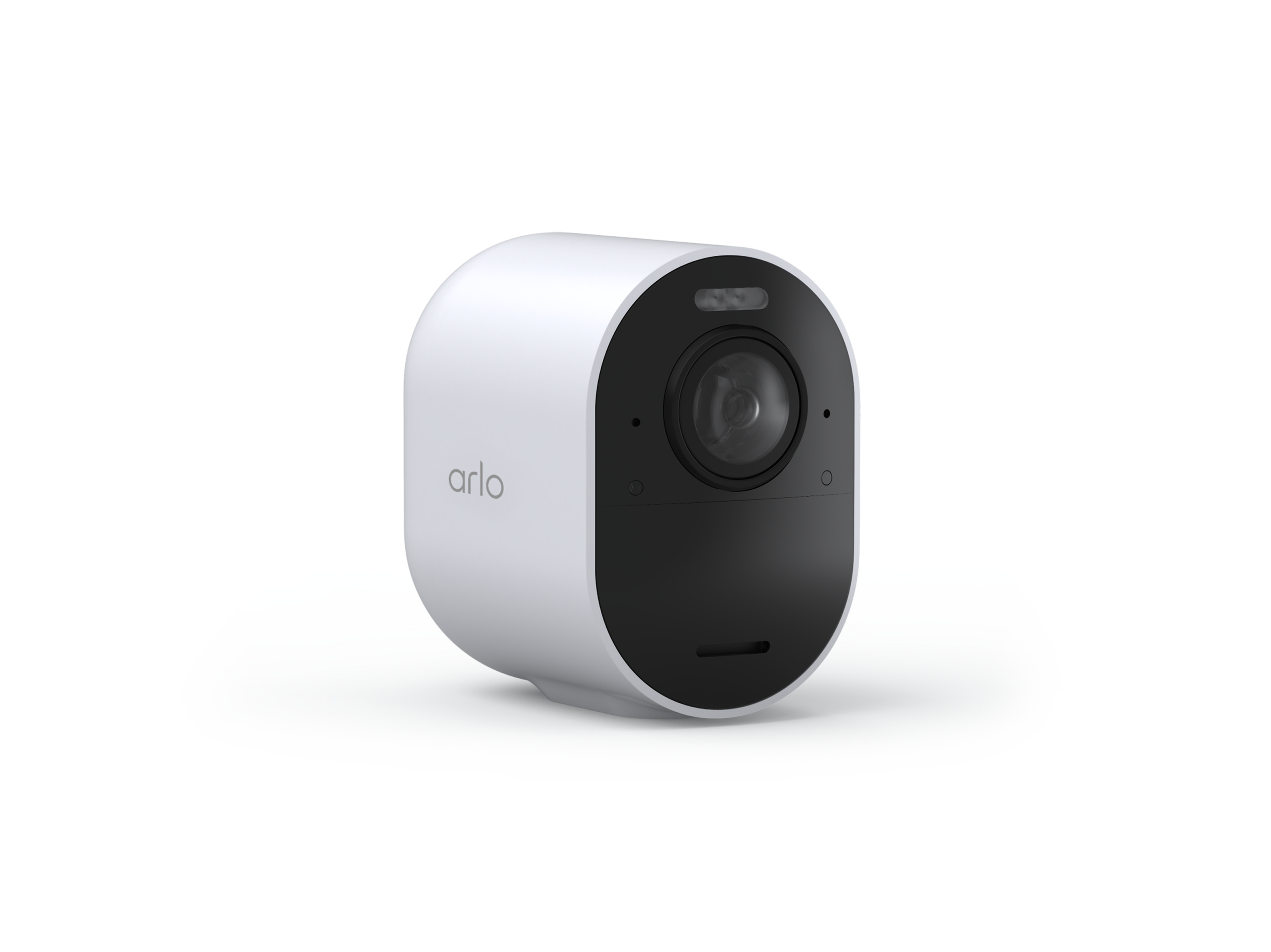 Arlo Ultra 2 camera in white facing right